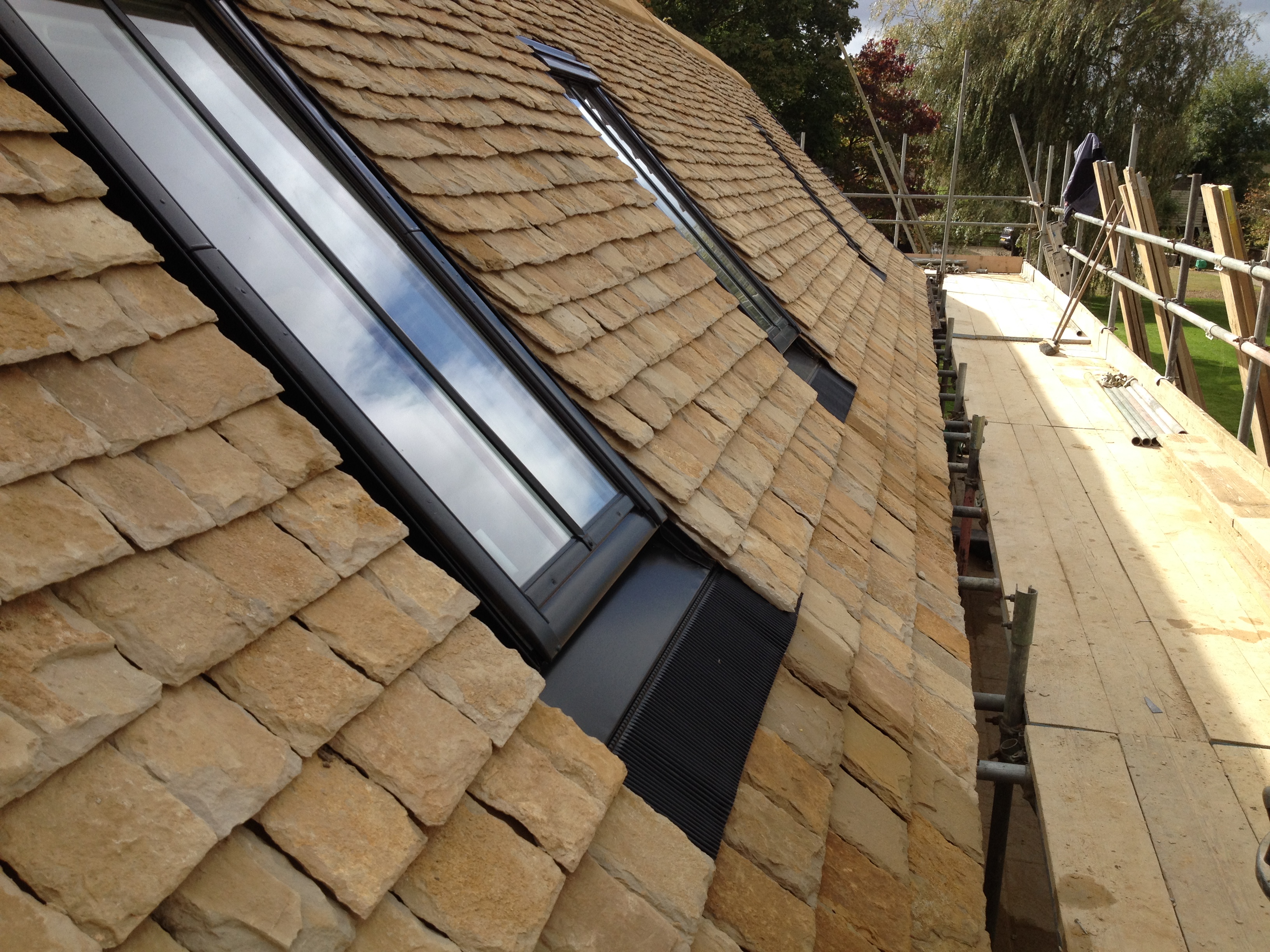 slates and velux