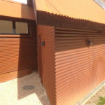 wood panels on a building Cotswold