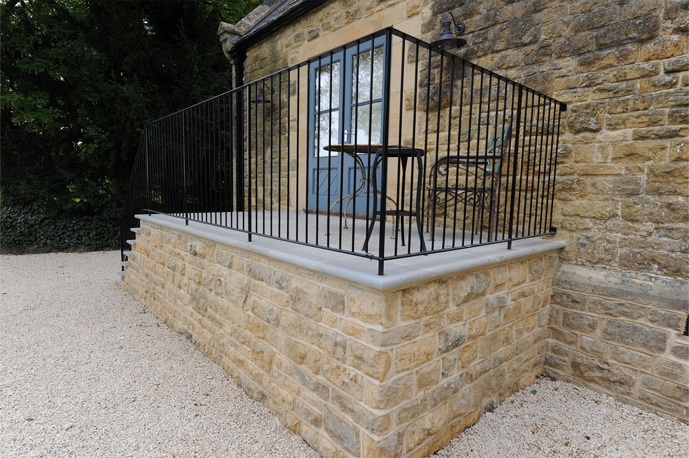 Wall renovations on a traditional home Cotswold