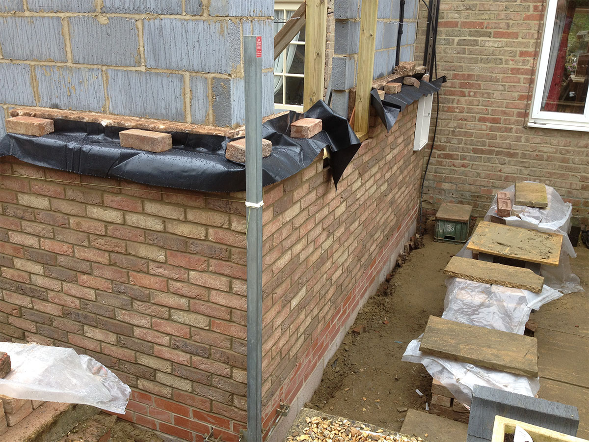 wall installation for a house Cotswold